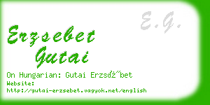 erzsebet gutai business card